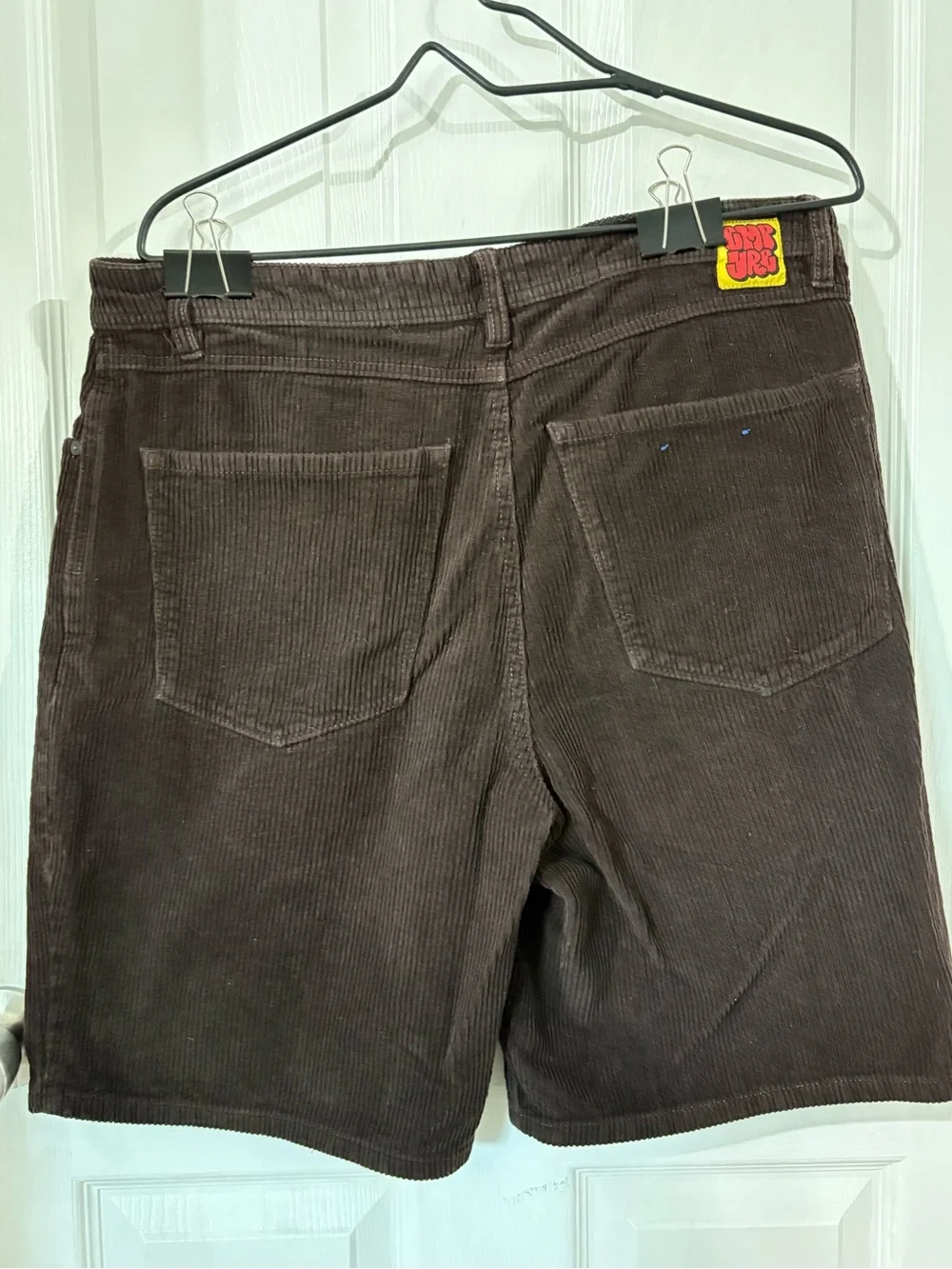Empyre Dark Brown Corduroy Men’s Shorts